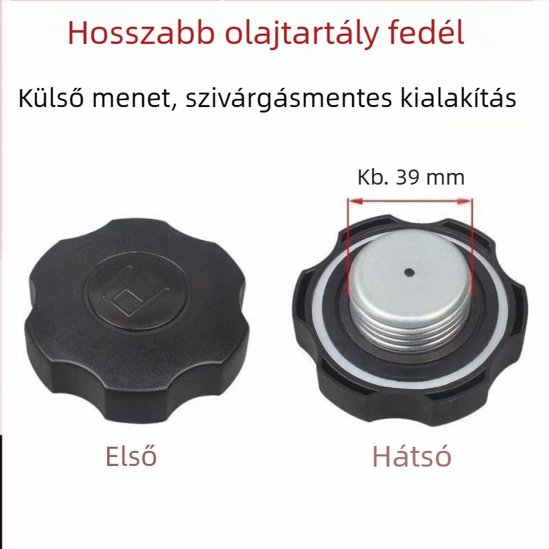 Benzinmotorhoz tartozó kiegészítők: üzemanyag-tartály fedél és vízszivattyú 2 kW generátorhoz (168/170F modellek)