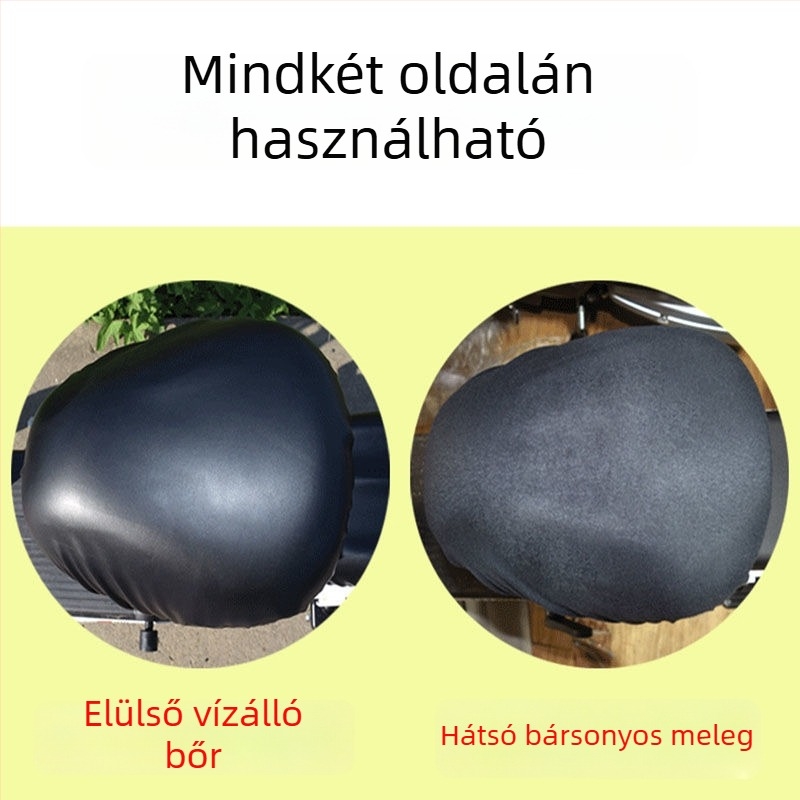 PU ülésvédő elektromos kerékpárhoz, vízálló, UV-álló, univerzális illeszkedés, minden évszakban használható