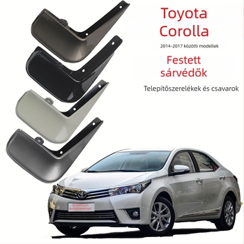 Toyota Corolla festett első sárvédő, 2014-2019, fehér