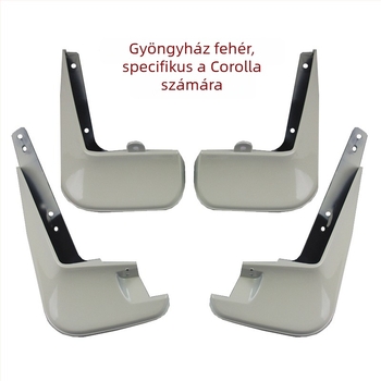Toyota Corolla festett első sárvédő, 2014-2019, fehér