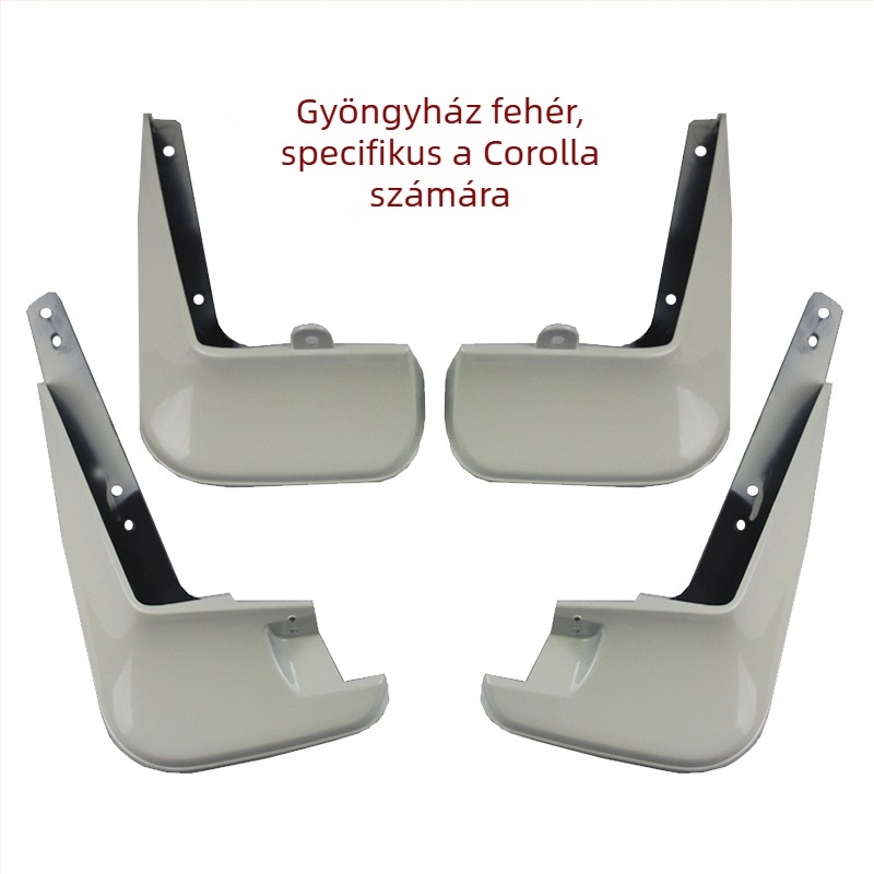 Toyota Corolla festett első sárvédő, 2014-2019, fehér