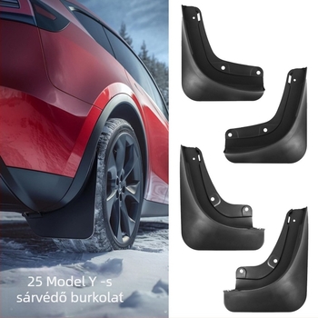 Gumi kerék sárvédő Tesla Model Y 2025 – műanyag, automata váltóhoz kompatibil