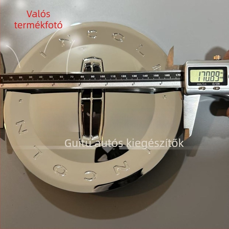 Kerékagyfedél Lincoln Navigator MKZ MKS MKC — fém + ABS, cikkszám 3W13-1A096-CA, univerzális illeszkedés, készlet 4 db