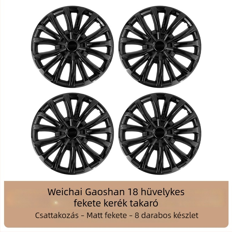 Univerzális autókhoz készült kerékagy sapkát és védőgumi készlet, műanyagból, termékszám ltao773914956958, márka No Brand, kompatibilis más jármű-modellekkel.