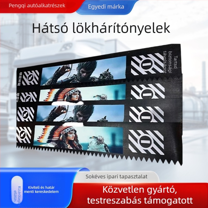 Nagy teherautók hátsó sárvédője, reflexiós puha gumi, kopásálló, testreszabható, univerzális nehéz haszongépjárművekhez, fekete