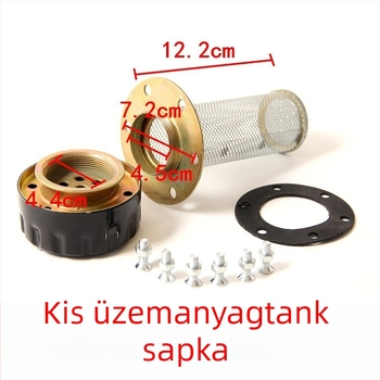 Töltőgép olajtartály fedél-összeállítás szűrőhálóval kompakt rakodókhoz