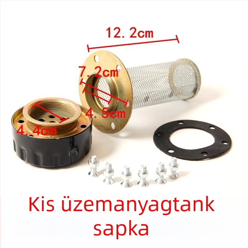 Töltőgép olajtartály fedél-összeállítás szűrőhálóval kompakt rakodókhoz