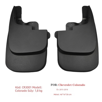 Chevrolet Colorado sárvédők, 2015-2018, műanyag autó sárvédők