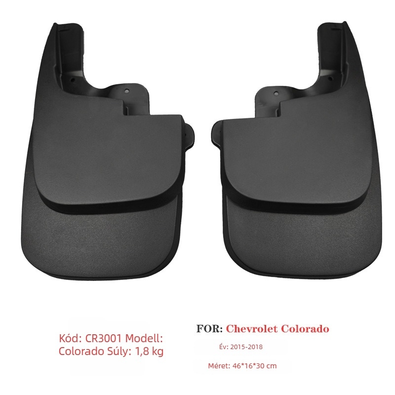 Chevrolet Colorado sárvédők, 2015-2018, műanyag autó sárvédők