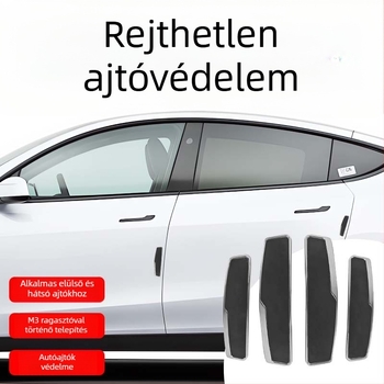 Autóvédő ütésvédő szalag, szilikon, modell AC-714, univerzális típus, carfu márka