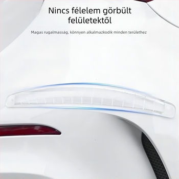 TT PVC lágy gumi lökhárító védőcsíkok elöl és hátul, anti-karcolás, modell 2222, általános járművekhez