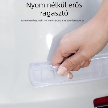 TT PVC lágy gumi lökhárító védőcsíkok elöl és hátul, anti-karcolás, modell 2222, általános járművekhez
