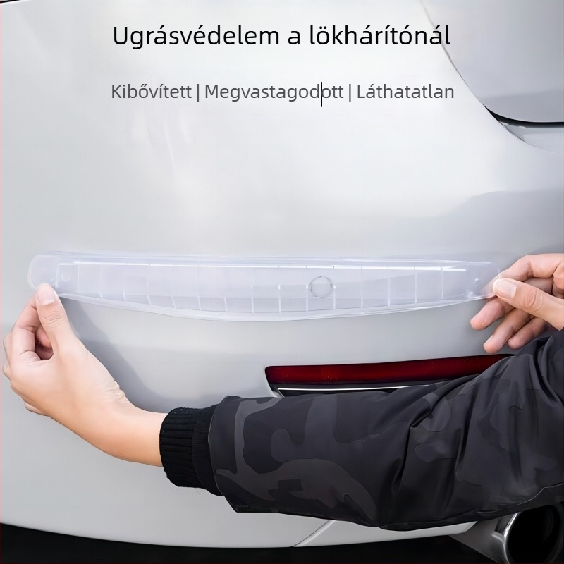 TT PVC lágy gumi lökhárító védőcsíkok elöl és hátul, anti-karcolás, modell 2222, általános járművekhez