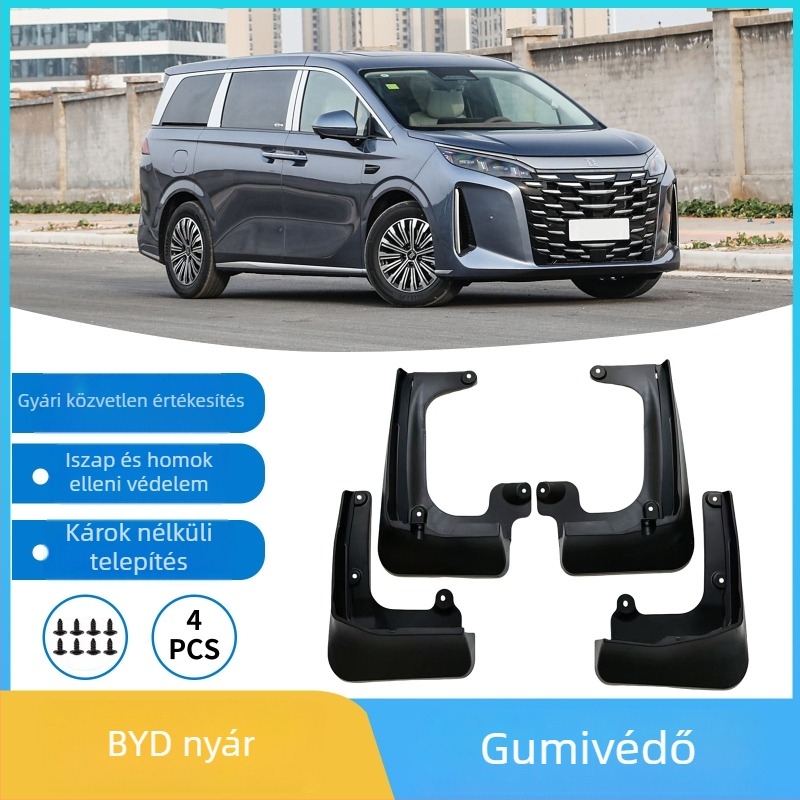 BYD 2025 Első és hátsó kerék sárvédő műanyagból