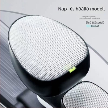 Elektromos kerékpár ülésvédő, vízálló, négy évszakos, bőr felület, töltet szintetikus rostokból, eredeti varrás