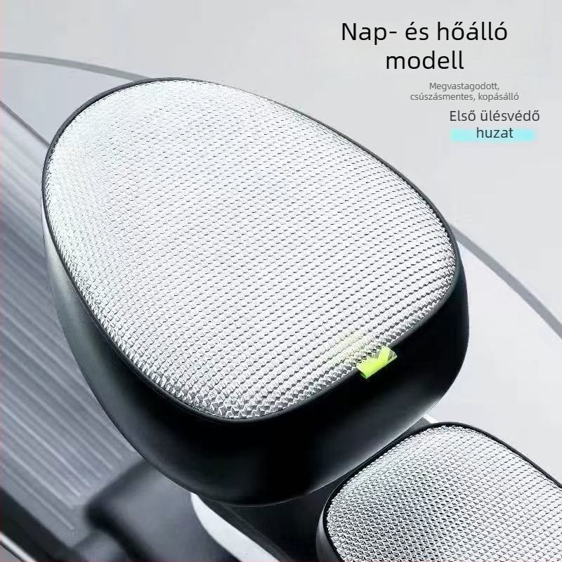 Elektromos kerékpár ülésvédő, vízálló, négy évszakos, bőr felület, töltet szintetikus rostokból, eredeti varrás