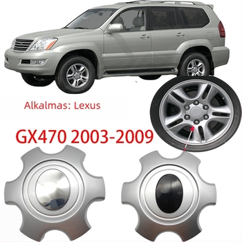 Lexus GX470 középkupak (2003–2009) — ABS anyag, dekoratív autólogó sapka