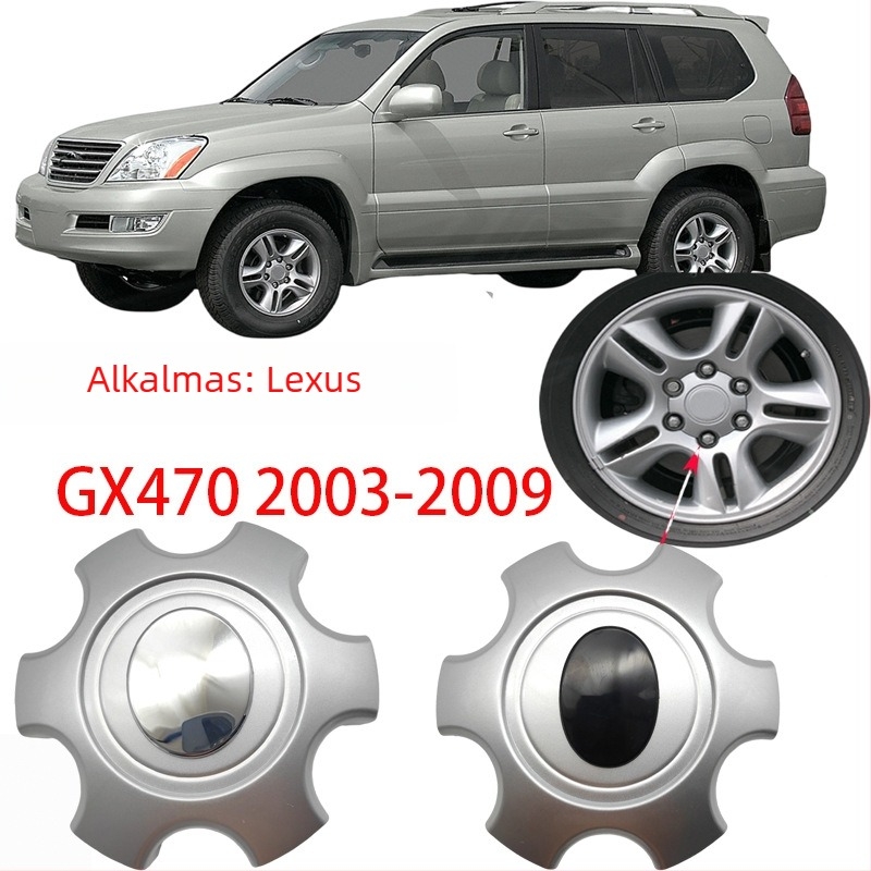Lexus GX470 középkupak (2003–2009) — ABS anyag, dekoratív autólogó sapka