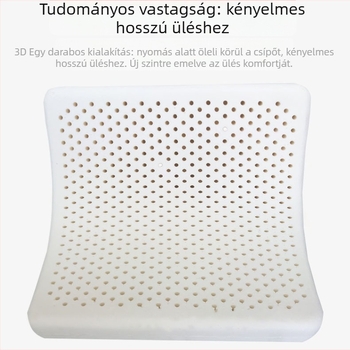Ülés párna latex töltettel, velúr huzattal, testreszabható, többfunkciós: iroda, autó és otthon