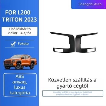 Ütközésvédő elülső díszléc Mitsubishi L200 TRITON (23 modellhez) – ABS, Modell MT23FBT-6303-BK, Testreszabható