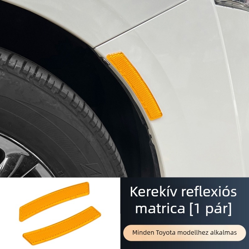 3D reflexiós kerékív matricák autóajtókhoz – védelem és dekoráció