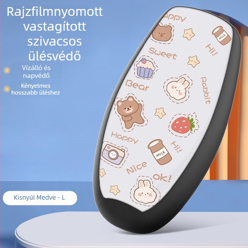 Elektromos jármű ülésvédő - PU anyag, vízálló, UV védelem, univerzális illeszkedés, minden évszak használatra