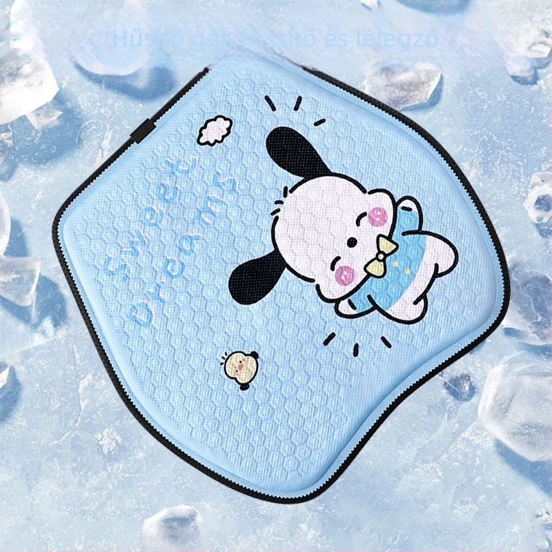 Autóülés párna – cartoon stílus, hűsítő ice silk felület, Ma Lijiang márka, egész éves használatra