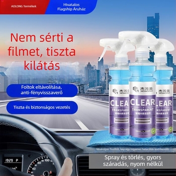 Autó belső üveg tisztító (Márka: Jie dirty beauty; Az elülső szélvédő belső felülete; Olajfilm és olajfolt eltávolítása; Párásodás elleni)