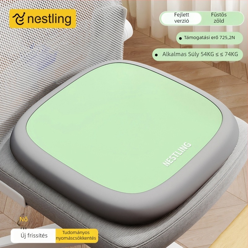 Nestling memóriás üléspárna, poliészter, légáteresztő, irodai székhez, nappaliba, tanulószobához és étterembe
