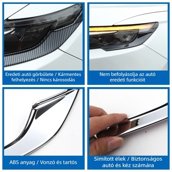 Armour Knight Honda CR-V 2023 Fényszóró dekoratív keret és külső szemöldök díszítés