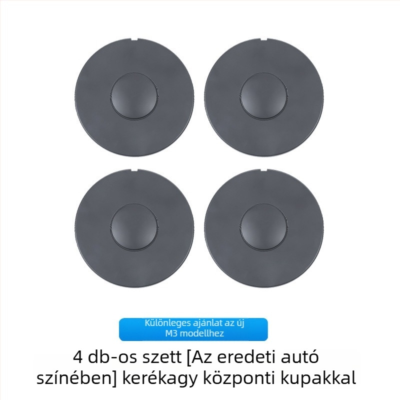 Tesla Model 3 (új verzió) kerékagy középtakaró kiegészítő — műanyag, testreszabható, termékkód Al1002146487