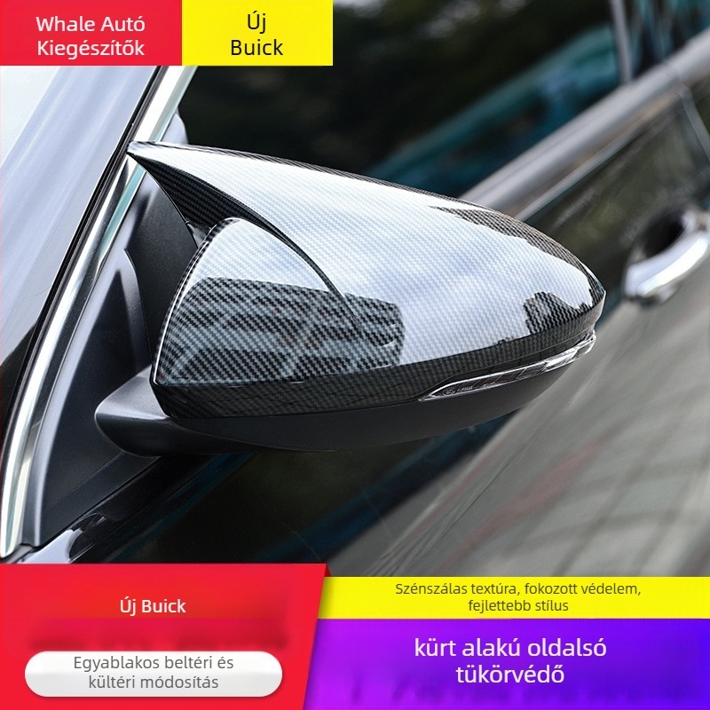 Hátsó tükrök burkolata Buick Regal/GS (2017–2021) – szarv alakú dizájn, ABS anyag, testreszabás nélkül