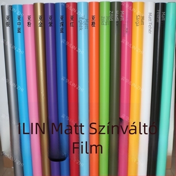 Autó színváltoztató fólia - matt karosszéria fólia, PVC anyag, LZ márka, testreszabható feldolgozás, erős tapadás