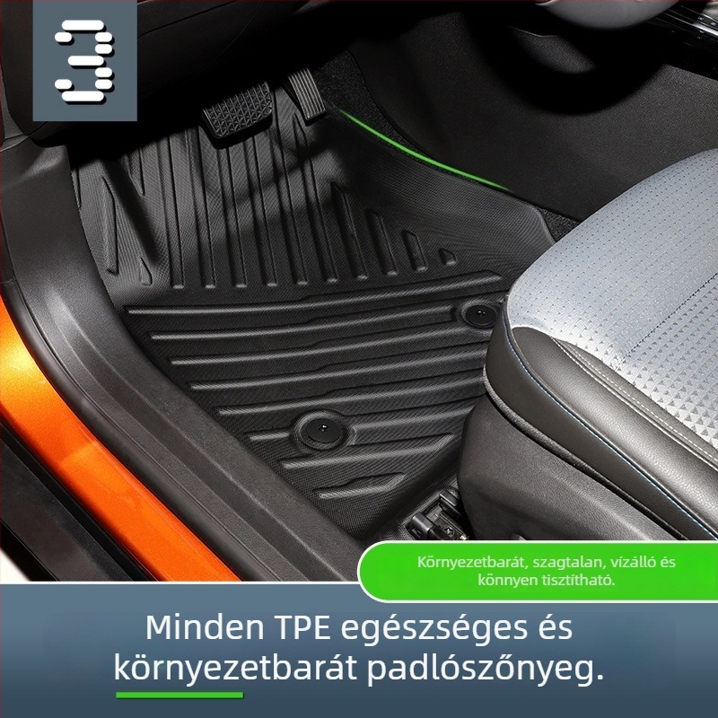 TPE autópadlók és csomagtartó dekoratív szőnyeg a 22 Chevrolet Star Malohoz — logó nyomtatás, testreszabható, hivatalos magánmárka