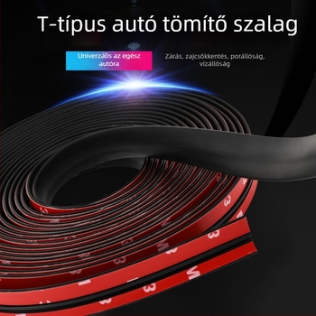 Autó gumitömítő szalag – univerzális napfénytető és ablakokhoz, vízálló, szivárgásmentes (Típus: Gumitömítő szalag; Anyag: Gumi; Márka: Good things; Modell: Seal)
