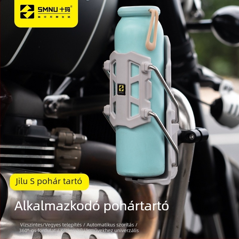 Adaptív motorkerékpár kulacs-tartó, univerzális felszereléshez és vezetési módosításokhoz