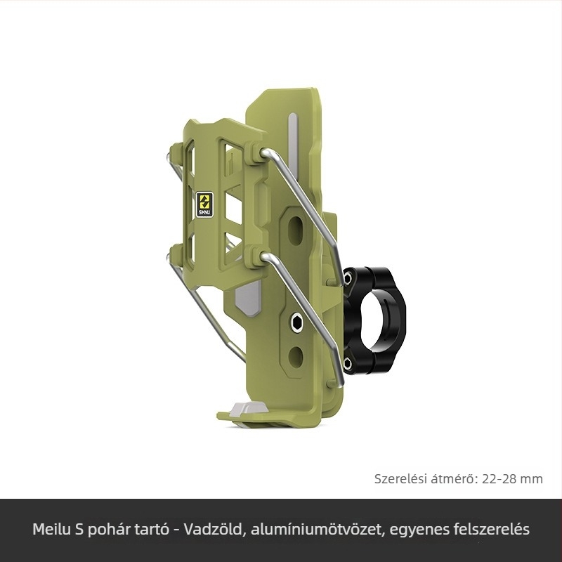 Adaptív motorkerékpár kulacs-tartó, univerzális felszereléshez és vezetési módosításokhoz