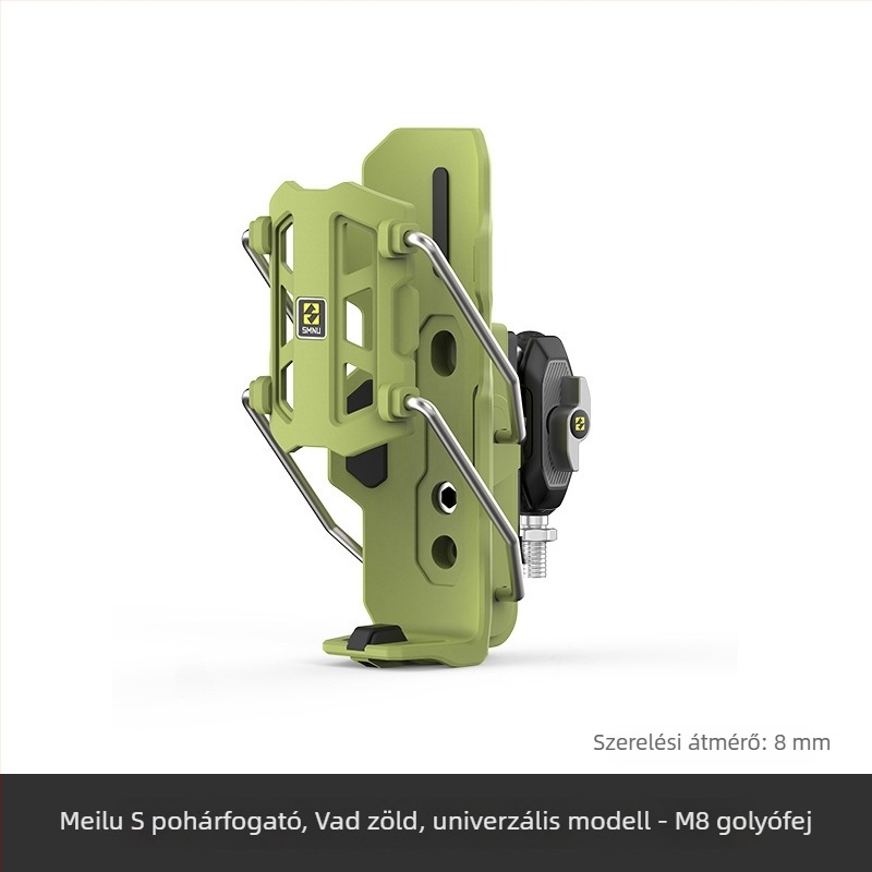 Adaptív motorkerékpár kulacs-tartó, univerzális felszereléshez és vezetési módosításokhoz