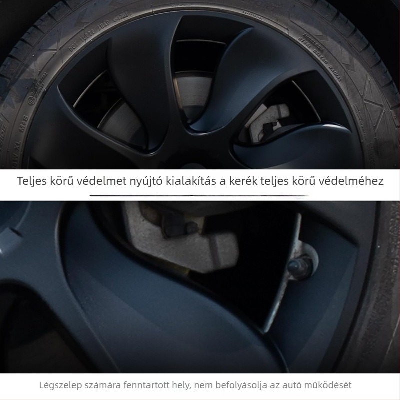 19 hüvelykes Cyclone kerékagyfedél Tesla Model 3/Y-hoz — műanyag, Zhejiang eredetű, testreszabható