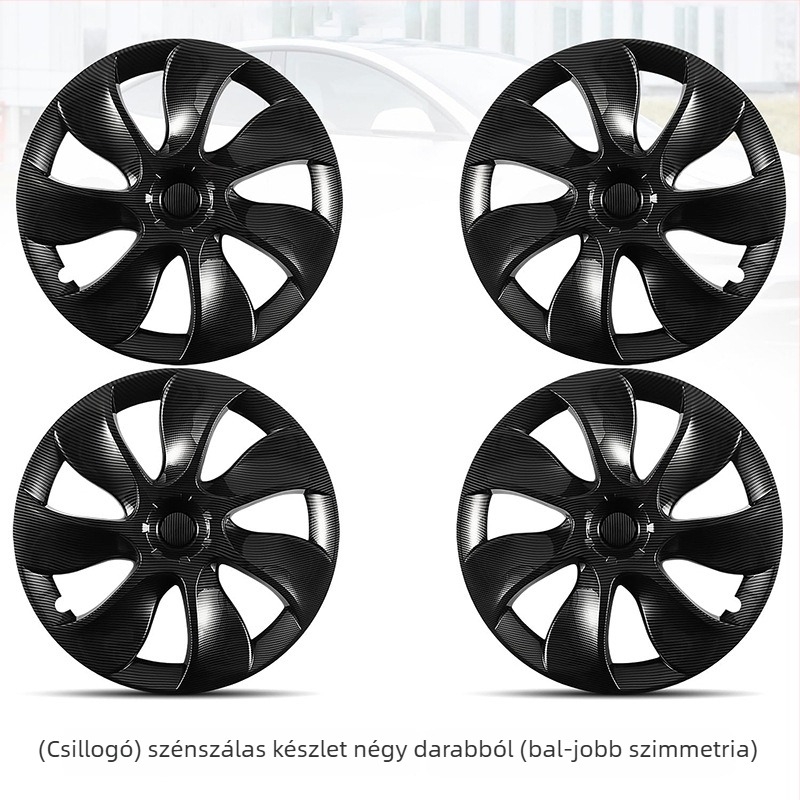 19 hüvelykes Cyclone kerékagyfedél Tesla Model 3/Y-hoz — műanyag, Zhejiang eredetű, testreszabható
