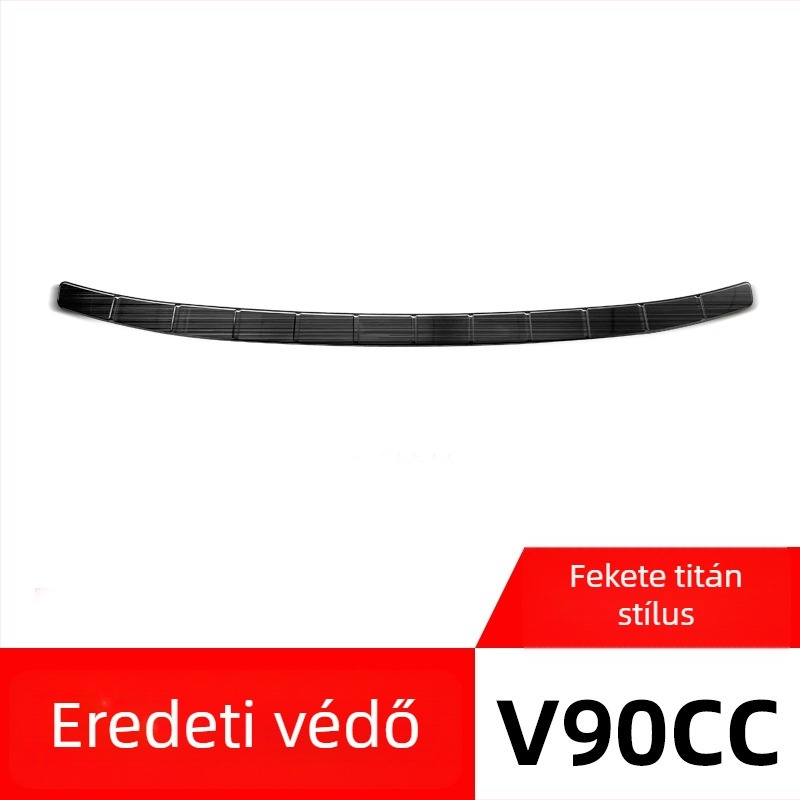 Volvo V90CC csomagtartó küszöbvédő — 304 rozsdamentes acél, OEM-stílus