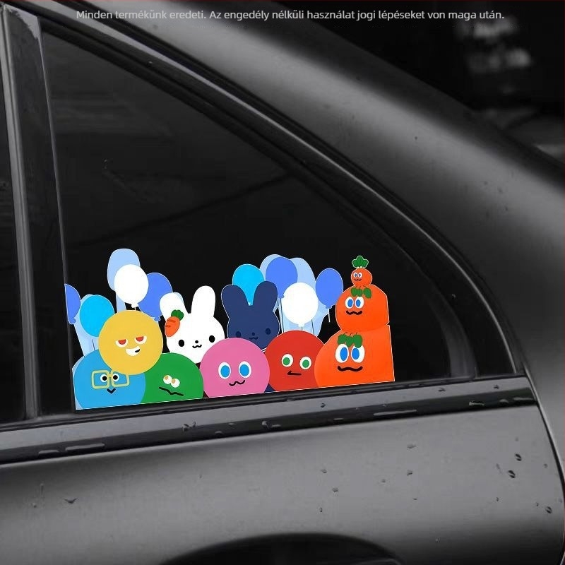 Autó karosszéria matricák - reflexív dizájn, vízálló, karcolások elleni védelem (Brand: Fan jing; Material: Other; Type: Car body stickers; Installation: Suction cup type)