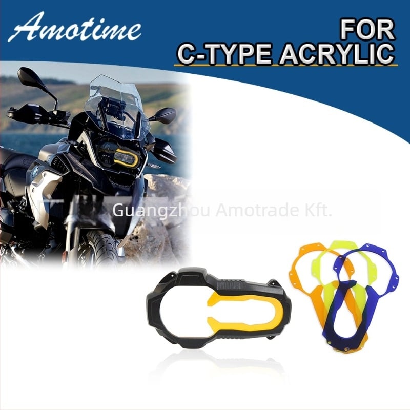 BMW R1250GS/R1200GS fényszóró védőburkolat – ABS+PC+akril, Modell YM0201064