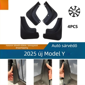 Tesla Model Y 2025 kerékvédő – PP műanyag, fekete