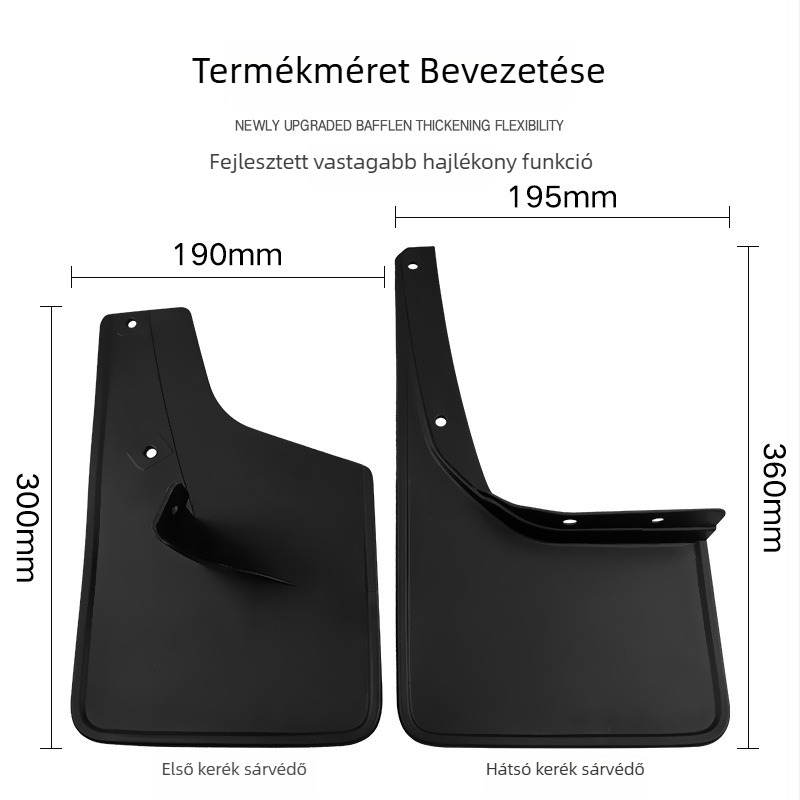 JB64 JIMNYhez kerékvédő — ABS anyag, 2018–tól napjainkig