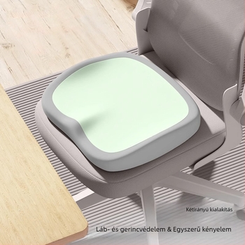 Memóriahabos ülőpárna, lapos minimalist stílus, iroda- és autóhasználatra, OEM testreszabás