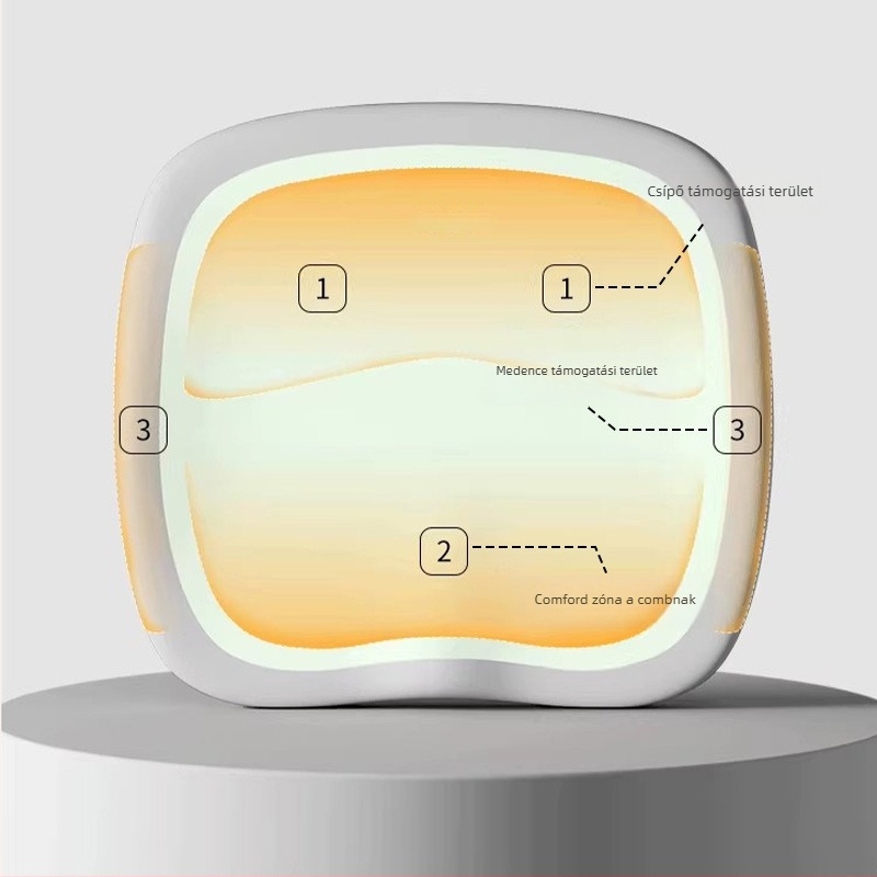 Memóriahabos ülőpárna, lapos minimalist stílus, iroda- és autóhasználatra, OEM testreszabás