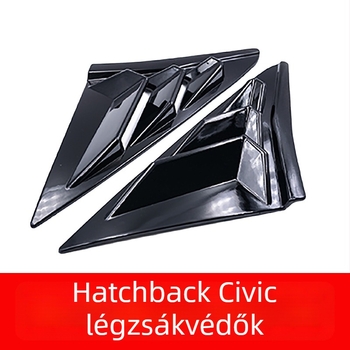 Yibo ABS hátsó háromszög lamellák a hátsó ablakhoz, Honda Civic Hatchback 2021, automata, testreszabható feldolgozás
