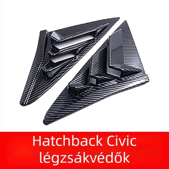 Yibo ABS hátsó háromszög lamellák a hátsó ablakhoz, Honda Civic Hatchback 2021, automata, testreszabható feldolgozás