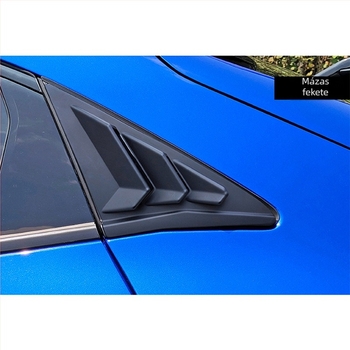 Yibo ABS hátsó háromszög lamellák a hátsó ablakhoz, Honda Civic Hatchback 2021, automata, testreszabható feldolgozás